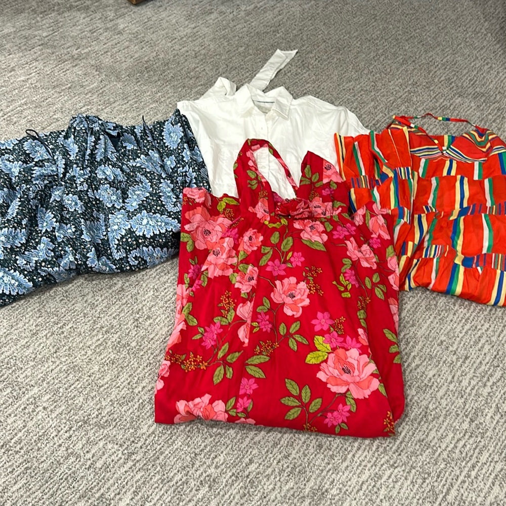 Crew summer dresses 4 dresses mixed styles